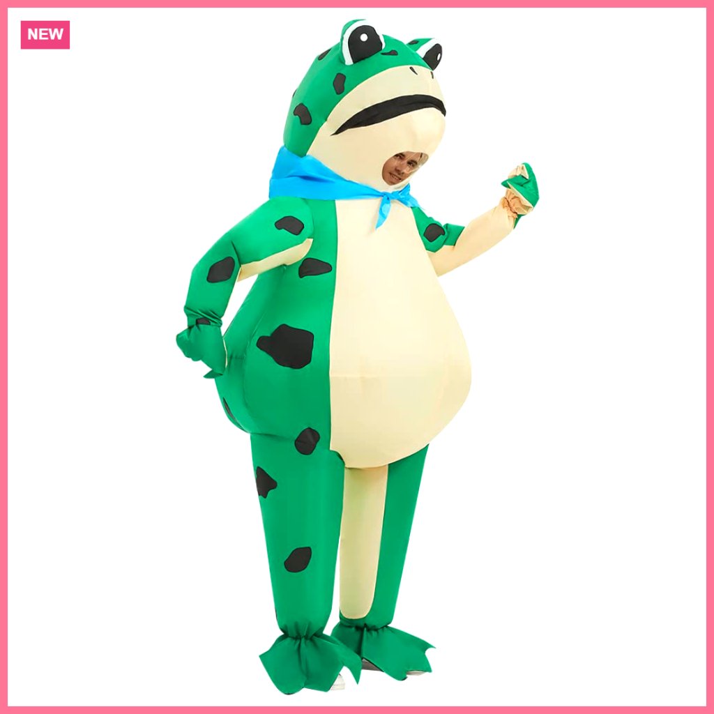 Polyester Inflatable Frog Costume Adult Halloween Party